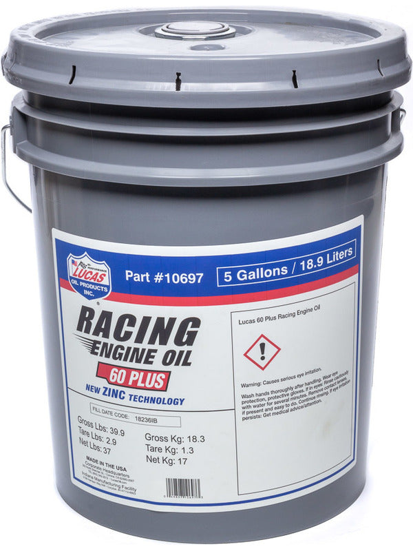Lucas SAE 60 Plus Racing Motor Oil 18.9 Litres 10697
