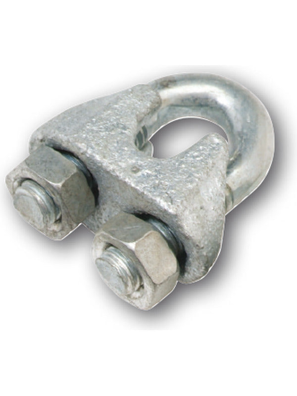 ARK 4mm Galvanised Brake Cable Clamp Blister BCC04G