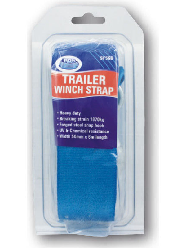 ARK Winch Strap 7.5M X 65mm Snap Hook SF6575B