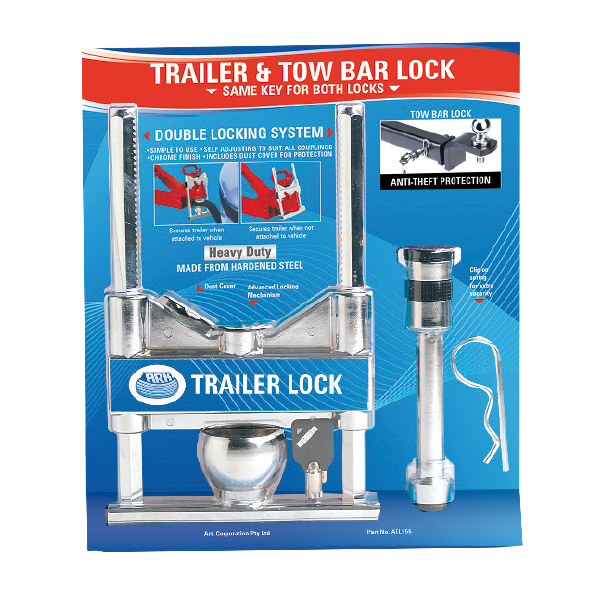 ARK Heavy Duty Trailer & Tow Bar Locks ATL155