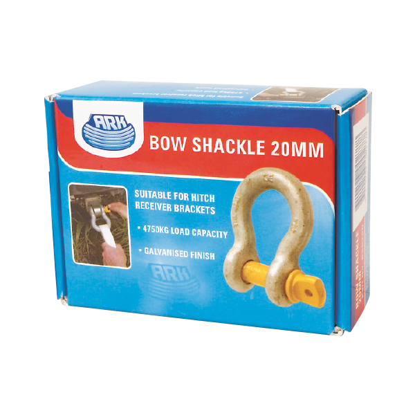 ARK Bow Shackle 4750kg Galvanized BSG20D