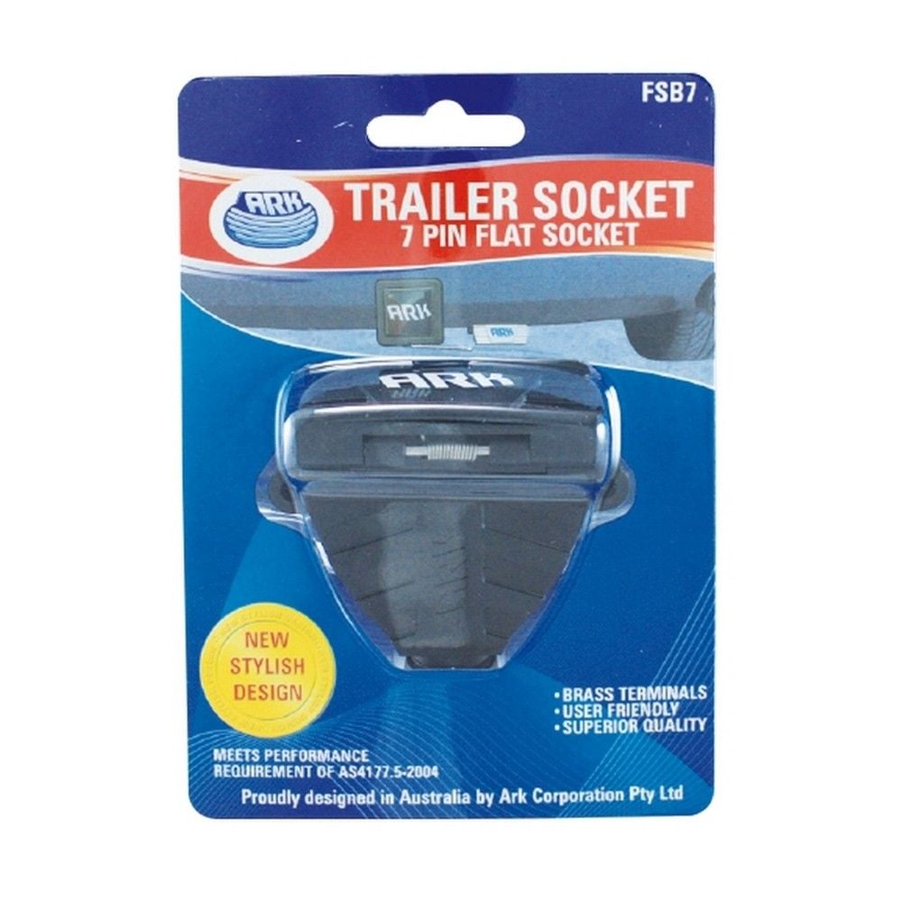 ARK 7 Pin Flat Plastic Socket FSB7