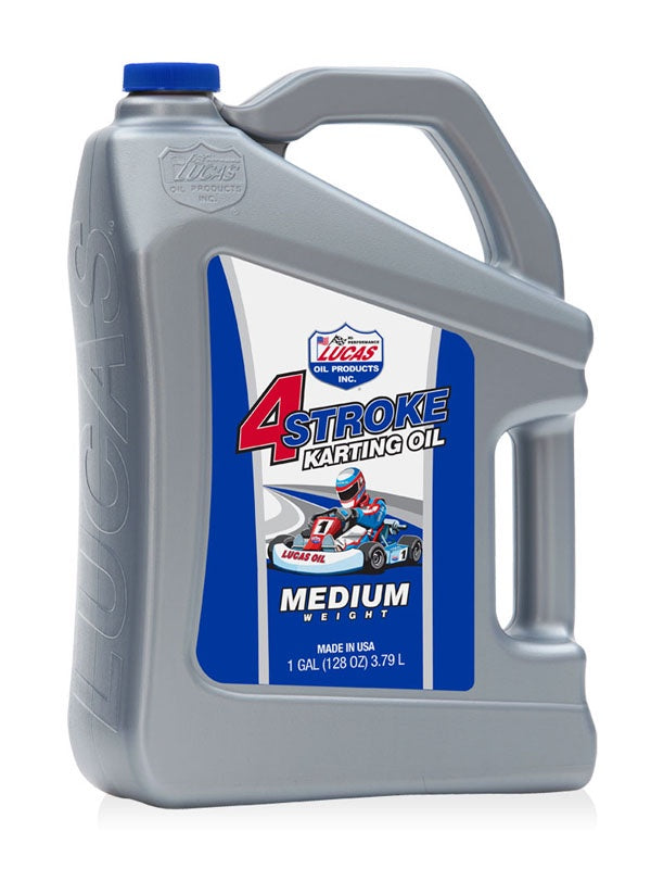 Lucas 4-Stroke Medium Karting Oil 3.78 Litres 10848