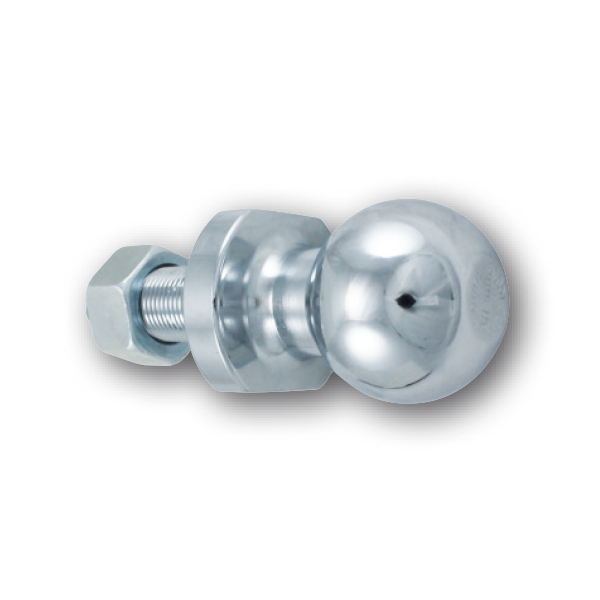 ARK Chrome Towball Flat Flange 50mm x 62mm 3.5 Ton 7/8 inch Shank TBF3562C