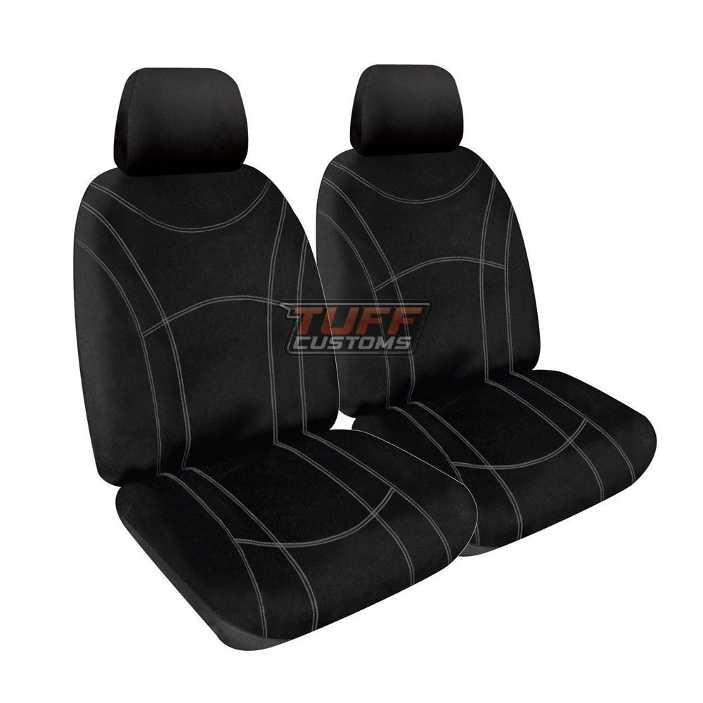 Manta Neoprene Front Seat Covers For Isuzu MUX MU-X LSM LS-T UC 2013-6/2021