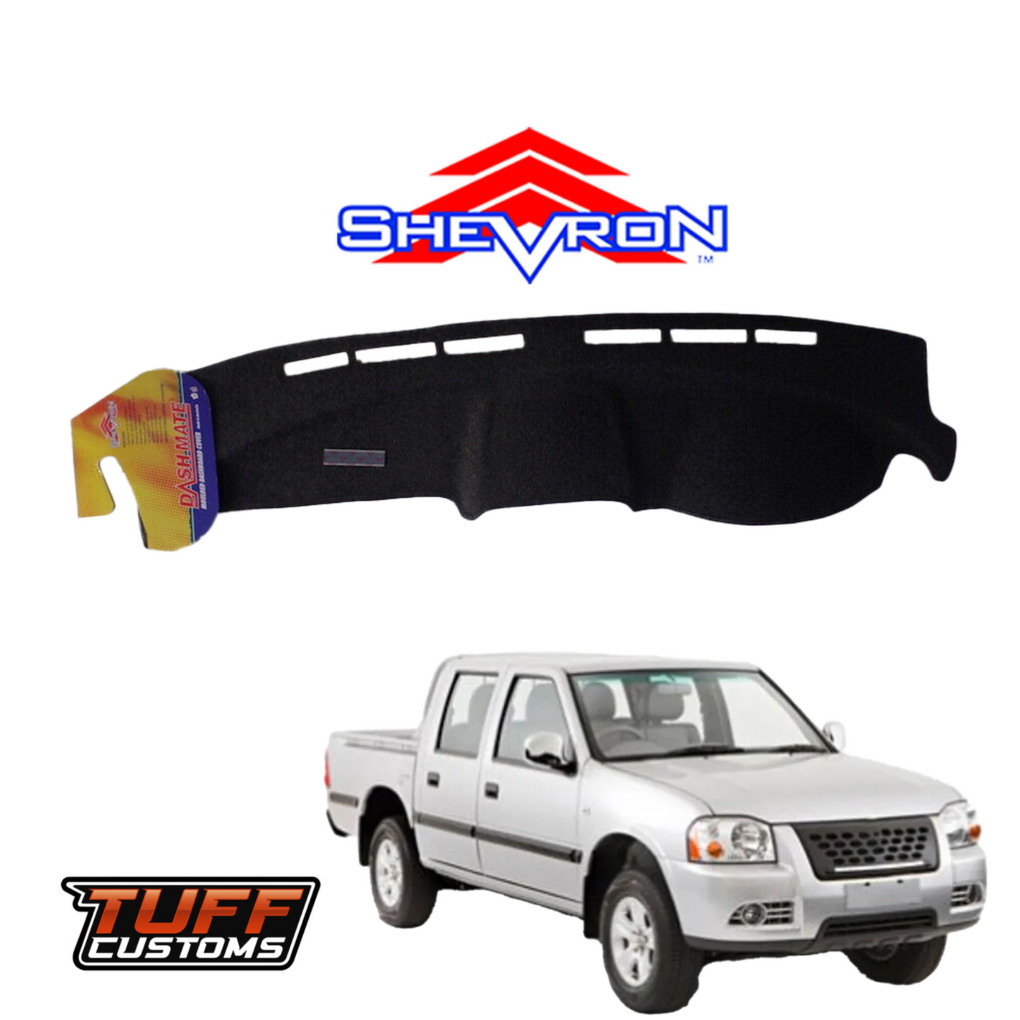 Shevron Black Dash Mat For Great Wall SA220 2009-2010 DM1130