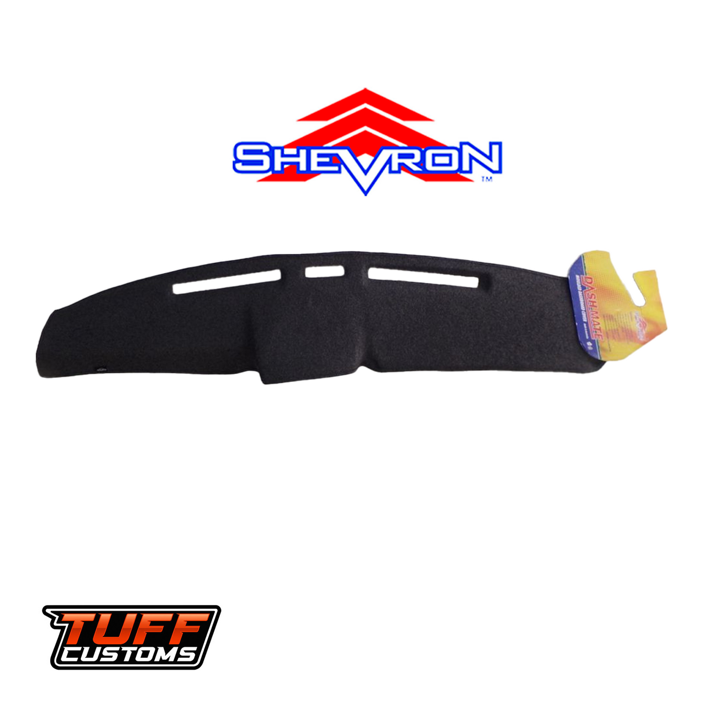 Shevron Black Dash Mat For Ford F Series F100 F150 2/1981-1999 DM19