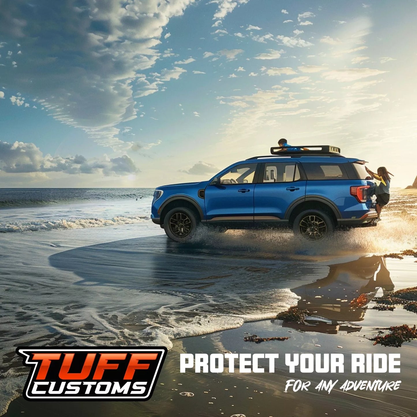 TUFF Customs Neoprene Seat Covers For Subaru XV 2.0i-L Premium 2.0i-S 2017-2022 2 Rows Black