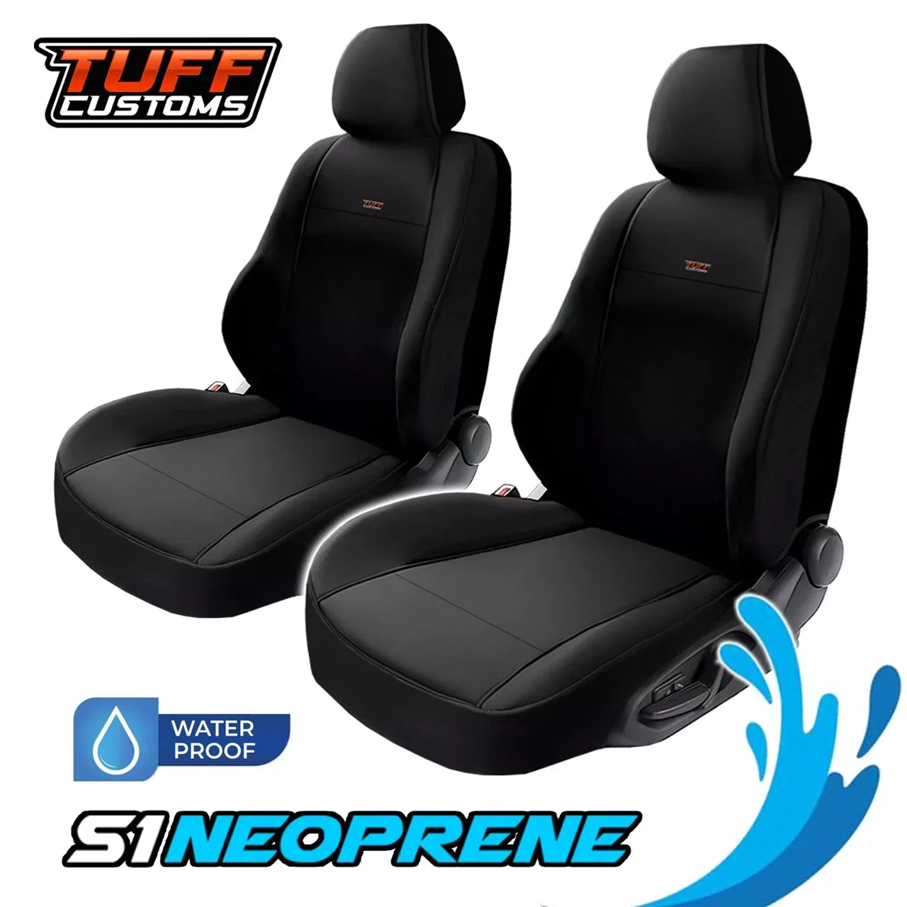 TUFF Customs Universal Neoprene Seat Covers Suzuki Swift AZ GL GLX TURBO HATCH 04/2017 - 2023