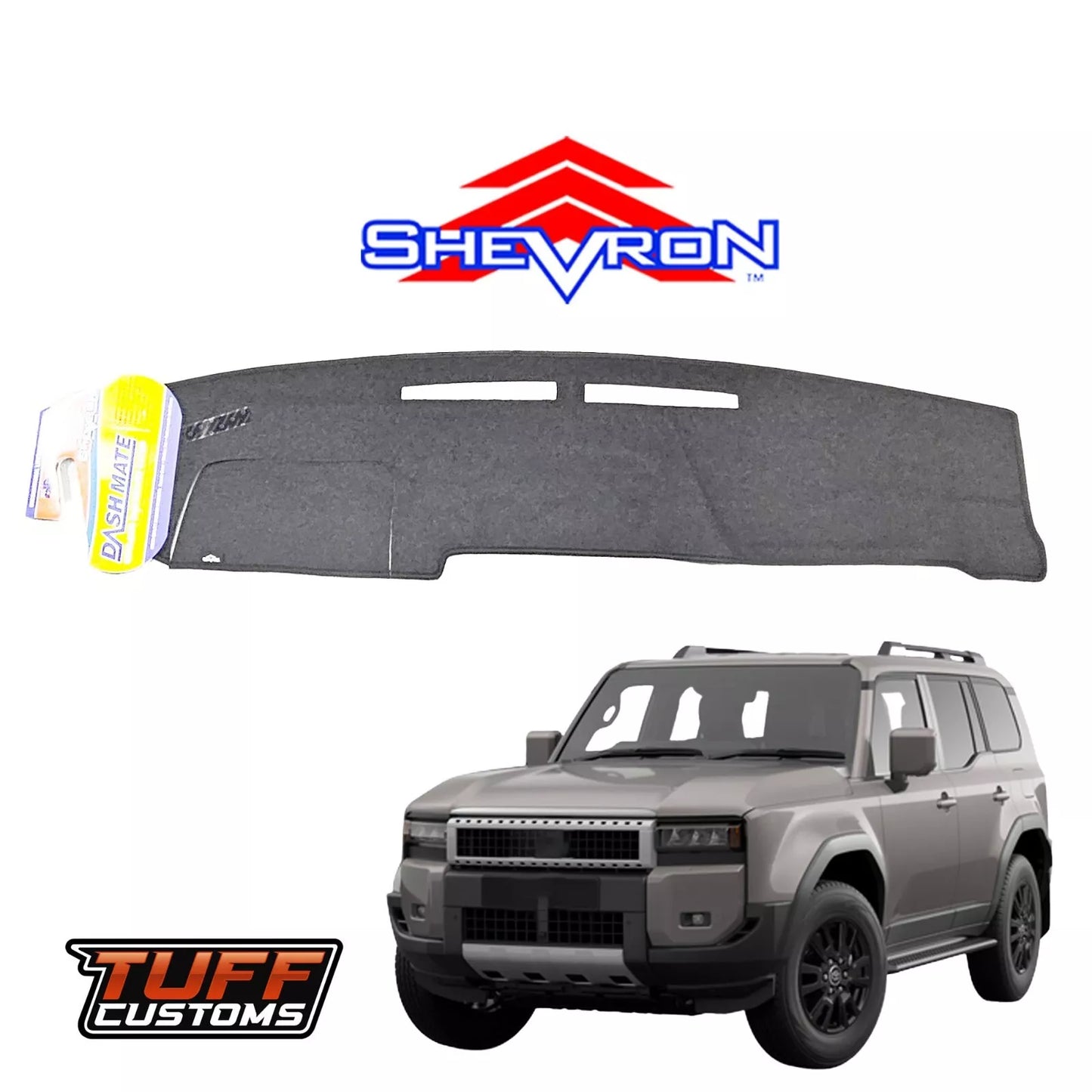 Dash Mat For Toyota Prado 250 GX GXL VX No HUD 8/2024-2025 DM1718 Charcoal