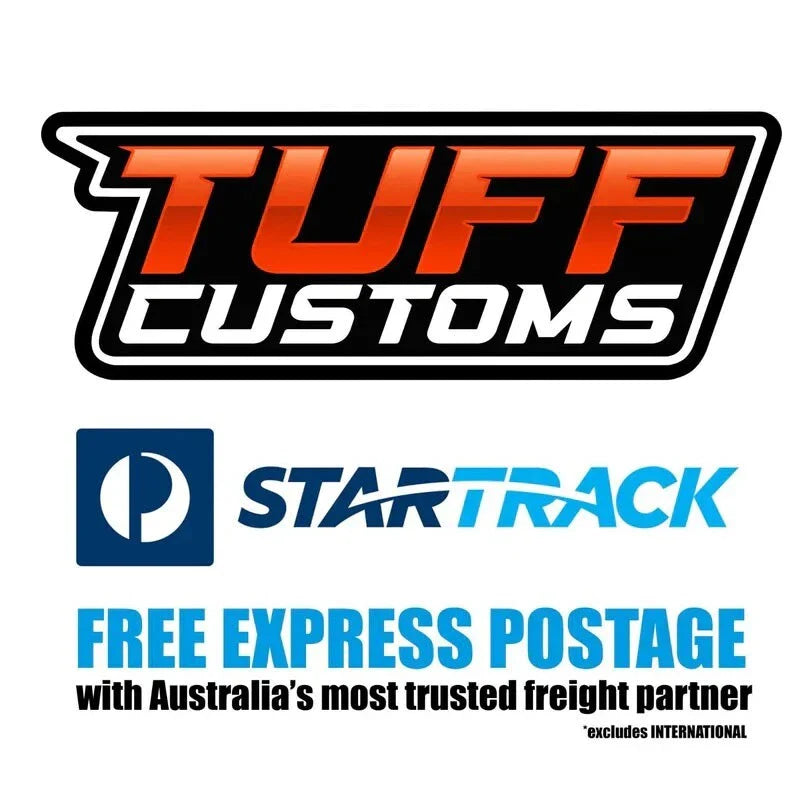 TUFF Customs Universal Neoprene Seat Covers Ford Ranger PX1 Dual Cab 9/2011-5/2015