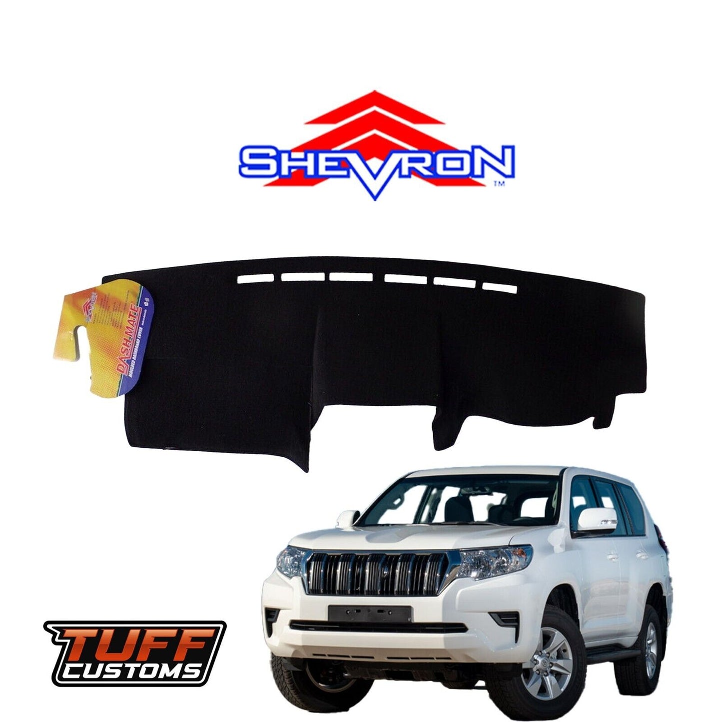 Shevron Black Dash Mat For Toyota Rav4 ACA33R (30 Series) 11/2005-2012 DM1005