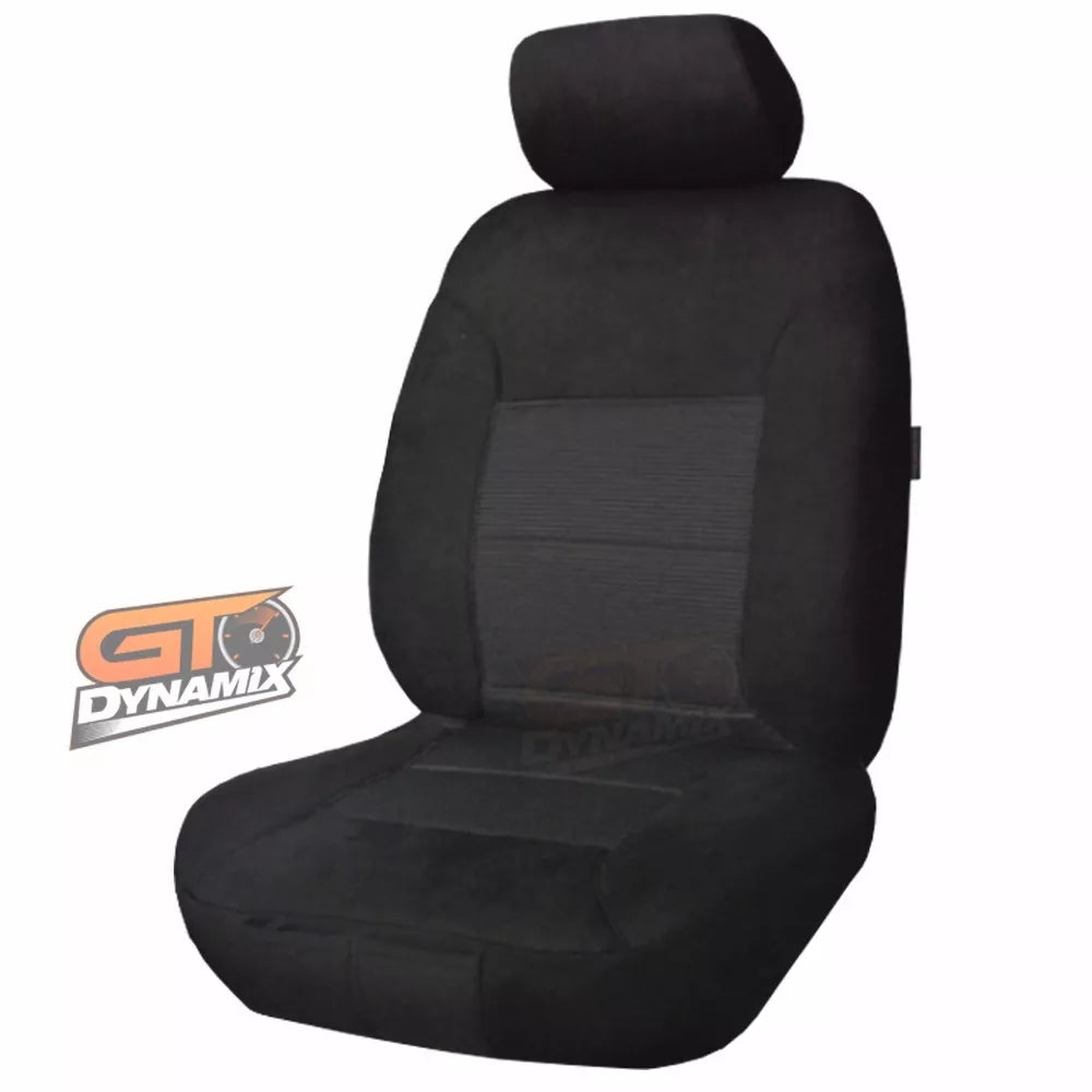 Premium Seat Covers 2 Rows Charcoal Grey For FORD PX RANGER MK1 Dual Cab XL XLT 10/2011-5/2015