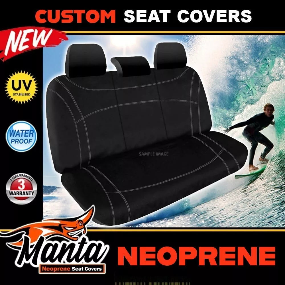 Manta Neoprene Rear Seat Covers For FORD RANGER PY NEXT GEN XL XLS 6/2022-2025