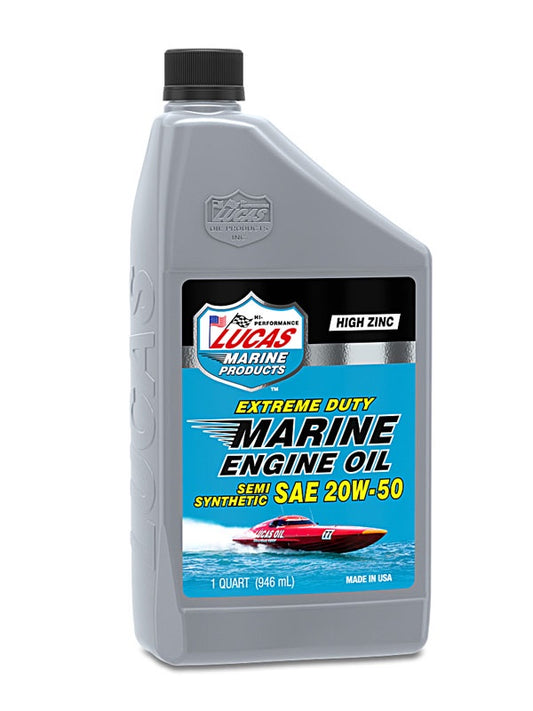 Lucas Extreme Duty Marine Engine Oil Semi Synthetic SAE 20W-50 946ml 10654