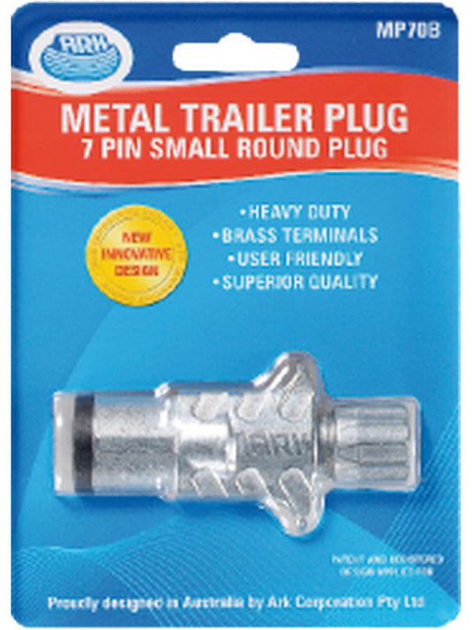 ARK 7 Pin Small Round Metal Plug MP70B