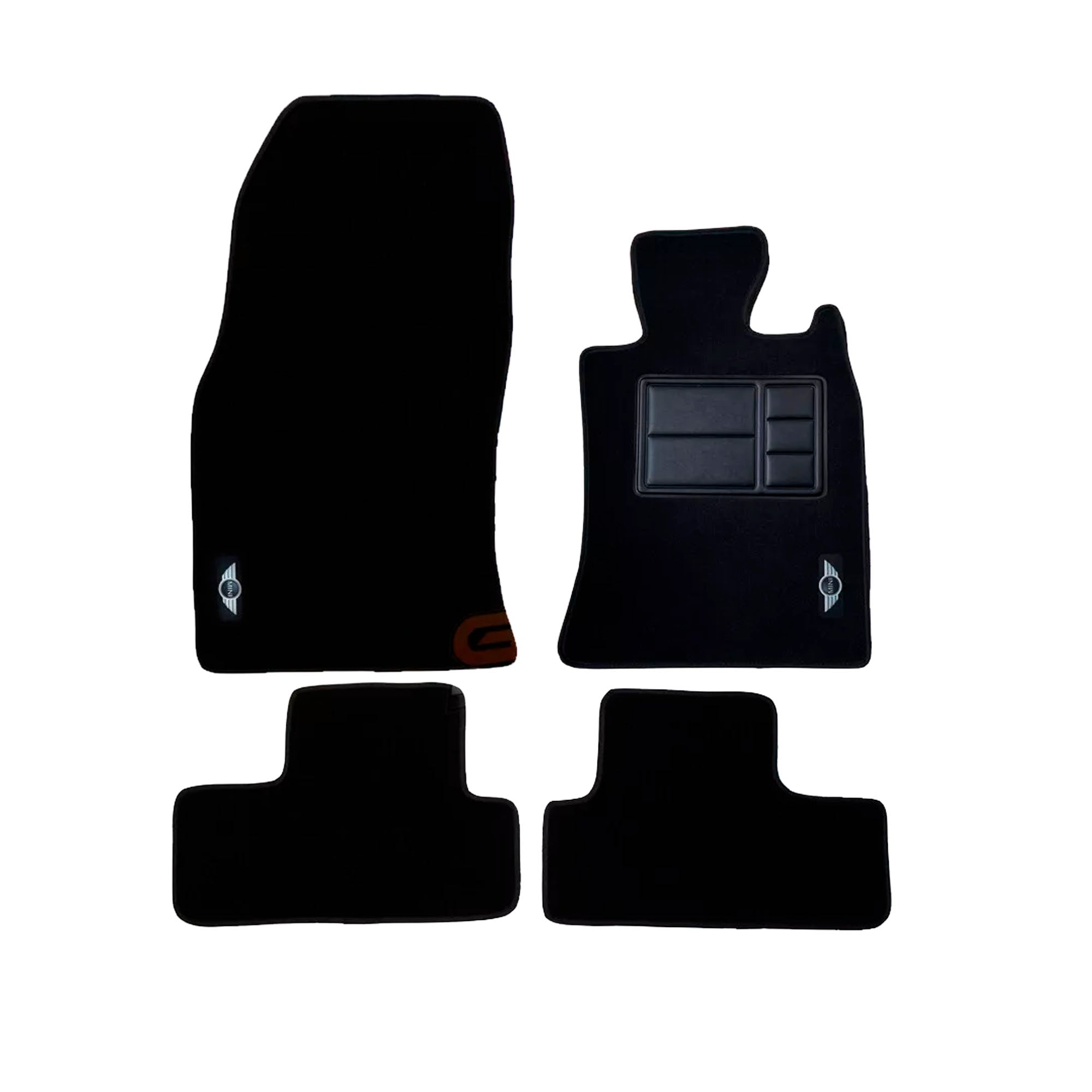 Custom Made Floor Mats 2 Rows Mini Cooper R50 R53 R56 2002-ON BLACK ...