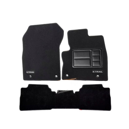Custom Made Floor Mats 2 Rows For Nissan X-Trail ST T33 Ti Ti-L ST-L 8/2022-2025 Black