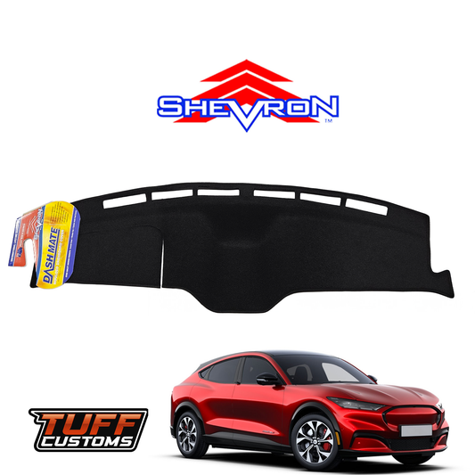 Shevron DASH MAT Black For FORD MUSTANG MACH-E PHEV 7/2023-2025 DM1723