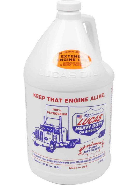 Lucas Motor Oil Additive Heavy Duty Oil Stabilizer Conventional 4 Litres 10002