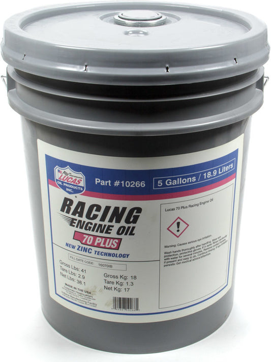 Lucas SAE 70 Plus Racing Motor Oil 18.9 Litres 10266
