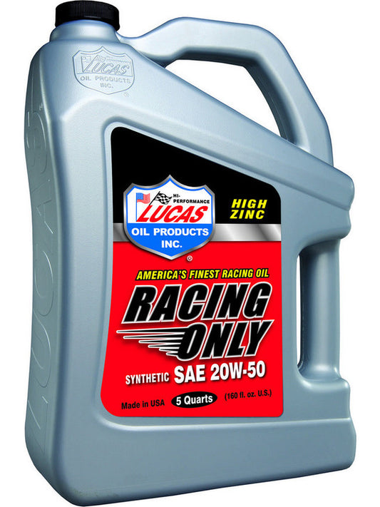 Lucas Synthetic SAE 20W-50 Racing Oil 4.73 Litres 10616