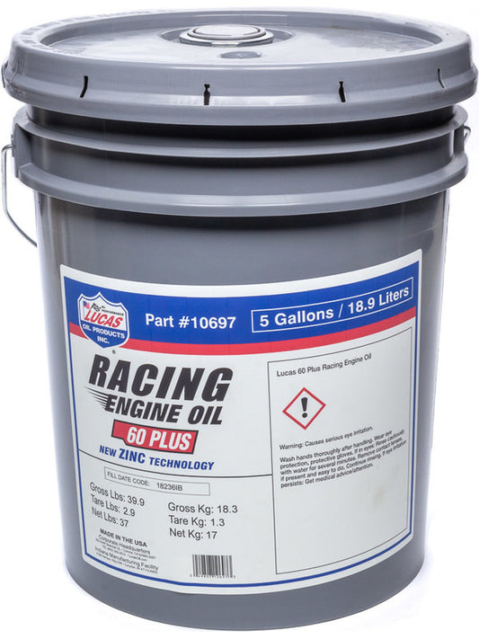 Lucas SAE 60 Plus Racing Motor Oil 18.9 Litres 10697