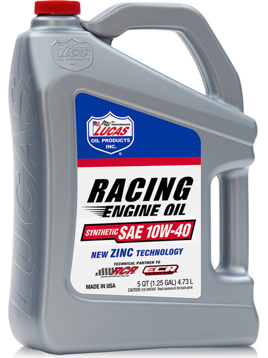 Lucas Synthetic SAE 10W-40 Racing Oil 4.73 Litres 10911