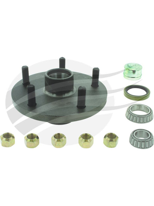 ARK 7-1/2" Trailer 5 Stud Hub For Landcruiser with Ford Bearings LF1905
