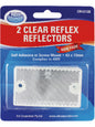 ARK Clear Reflex Reflector 73mm x 43mm Pack of 2 CR4373B
