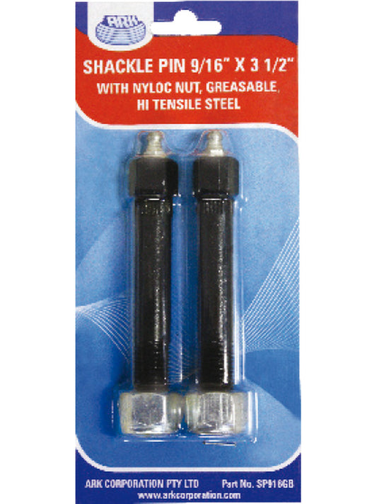 ARK Shackle Pin 9/16" Greasable Blister Pack SP916GB