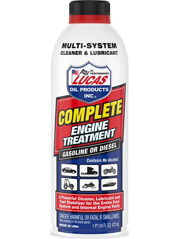 Lucas Fuel Additive Complete Engine Treatment System 473ml Bottle 1001 ...