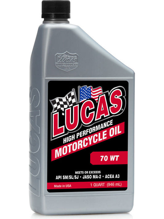 Lucas High Performance Motorcycle Oil SAE 70 WT 946ml 10714