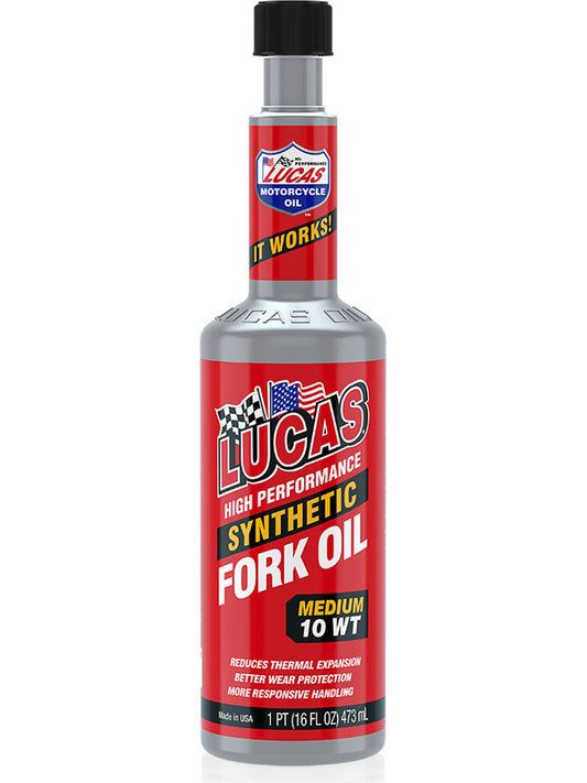 Lucas Synthetic Fork Oil 10 WT 473ml 10772