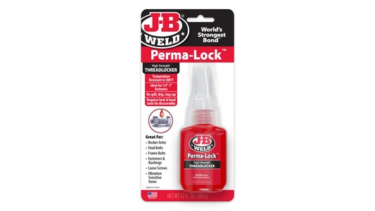 JB Weld Perma-Lock Threadlocker High Red 36ml