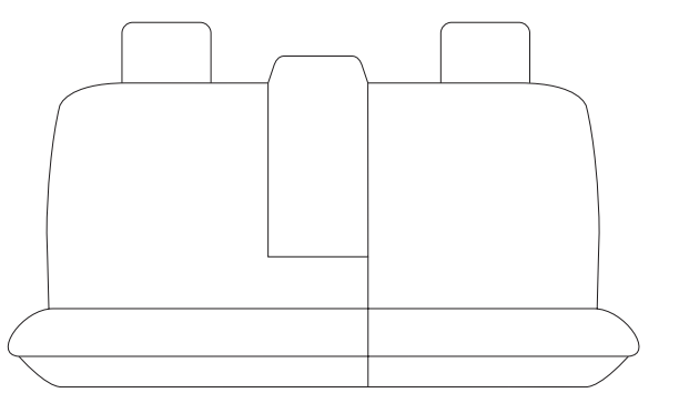 TUFF Customs Neoprene Seat Covers Rear DODGE RAM DT 1500 LARAMIE 10/2020-2026