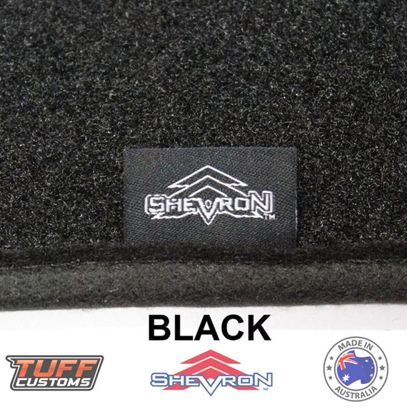 Shevron Black Dash Mat For Ford Everest Ambiente Trend Sport & Platinum w/ In Dash Glove Box 6/2022-2025 DM1652
