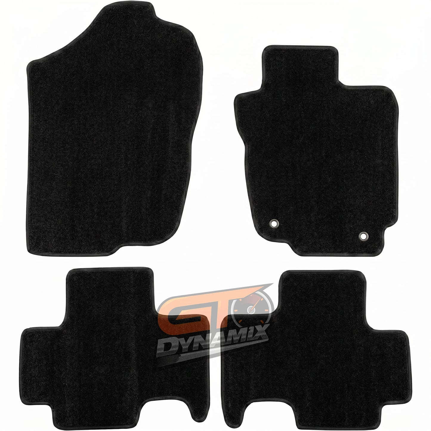 Custom Made  Floor Mats 4pcs For TOYOTA RAV 4 MAN/AUTO 5DR ALA49R ASA44R ZSA42R 2/2013-2018 w/ 9 Binding Colour