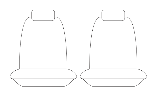 TUFF Customs Neoprene Seat Covers Front DODGE RAM DT 1500 LARAMIE 10/2020-2026