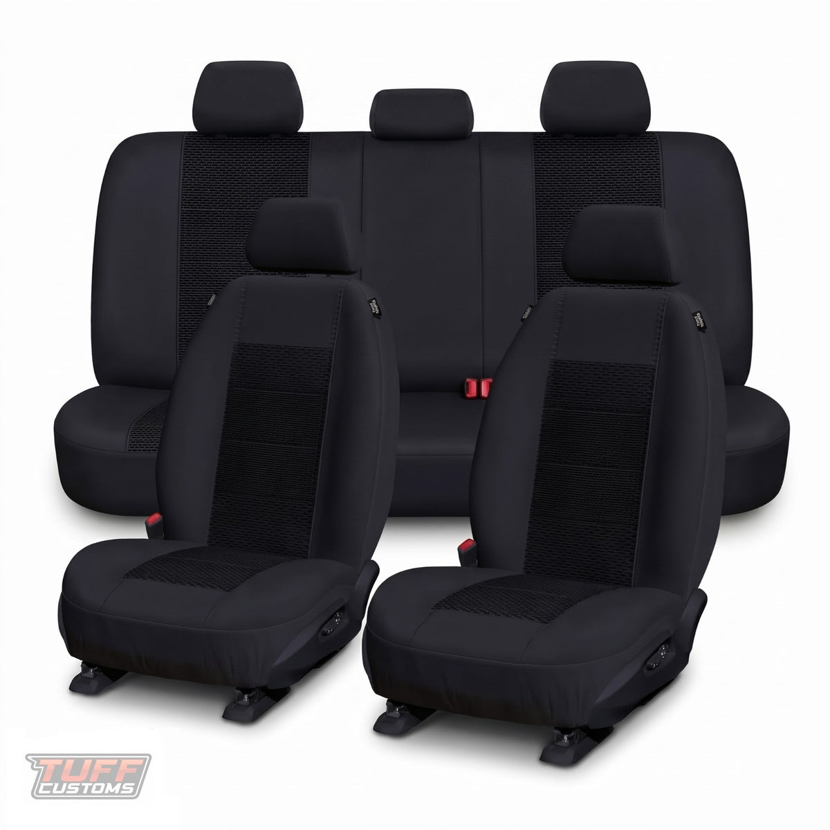 Roadtrip Jacquard Seat Covers 2 Rows MITSUBISHI PAJERO NT NW NX GL GLX GLX5 GLX-R 5 SEAT 2009-3/2021