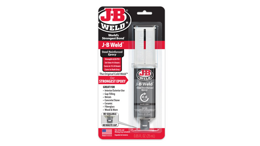 JB Weld Two-Part Syringe Steel Reinforced Epoxy 25ml