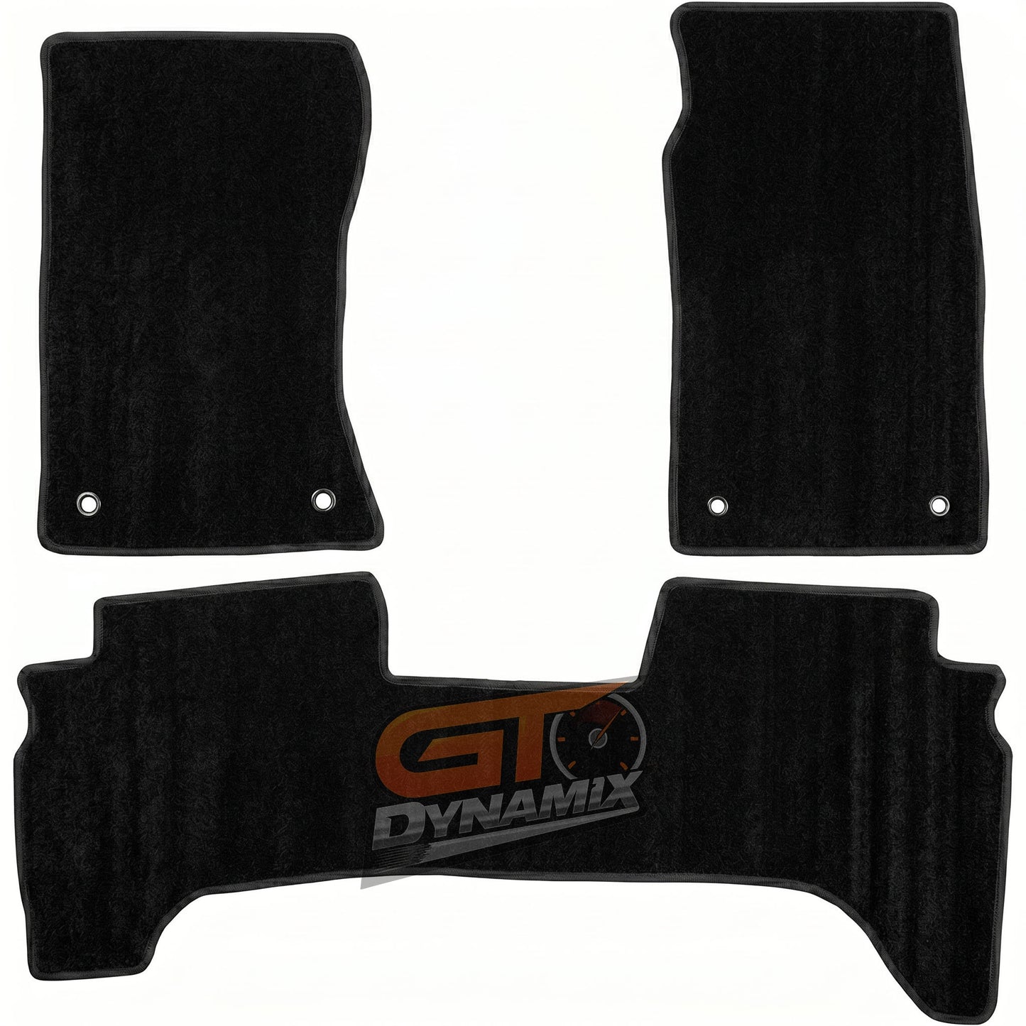Custom Made  Floor Mats 3pcs For TOYOTA HILUX LN147R 2 & 4 DOOR 8/2000-9/2002 w/ 9 Binding Colour