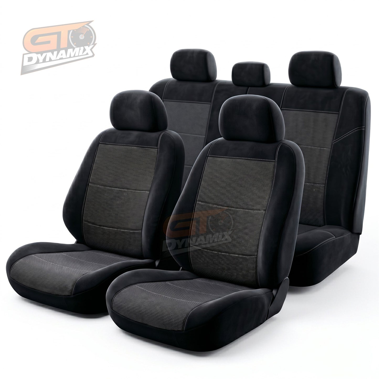 Custom BLACK Seat Covers 2 Rows HYUNDAI i30 HATCH GD ELITE PREMIUM 5/2012-2/2017