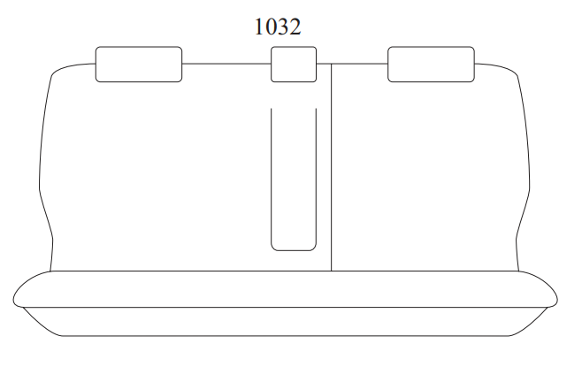 TUFF Customs Neoprene Seat Covers Rear For TOYOTA RAV4 HYBRID GX GXL 19-26