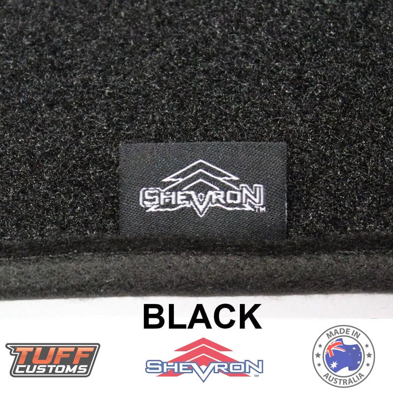 TUFF Customs S1 Neoprene Seat Covers + Shevron Dash Mat DM1589 Lid  For Isuzu D-MAX LSU LSM 2012-2020