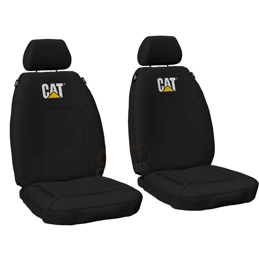 Official CAT Caterpillar HD Cotton Canvas Seat Covers RENAULT KANGOO X61 VAN 12/2010-2/2022