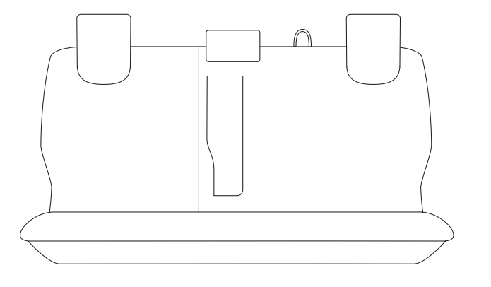 TUFF Customs Neoprene Seat Covers 2 Rows MITSUBISHI ECLIPSE CROSS YB 2020-2026