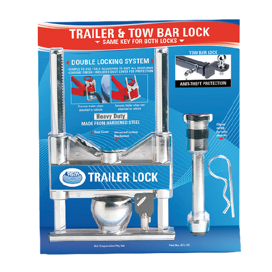ARK Heavy Duty Trailer & Tow Bar Locks ATL155