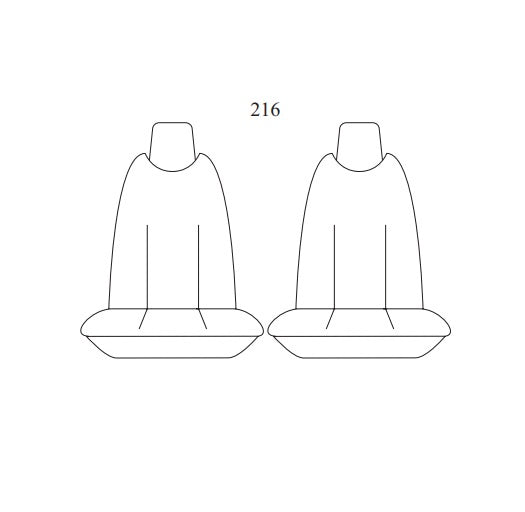 Tradies Canvas Black Seat Covers 2 Rows BYD SHARK 6 ALL BADGES DUAL CAB UTE 7/2024-2026