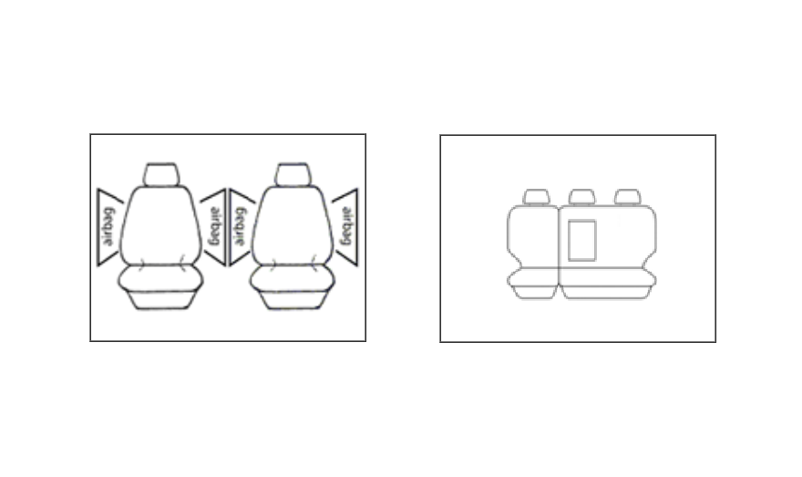 Custom BLACK Seat Covers 2 Rows HYUNDAI KONA OS SERIES ACTIVE ELITE HIGHLANDER N-LINE 8/2017-3/2023